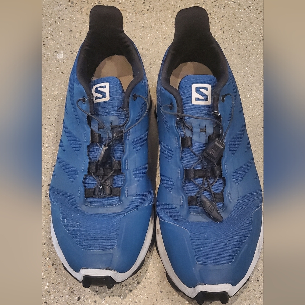 Solomon Super Cross sz 8 blue trail